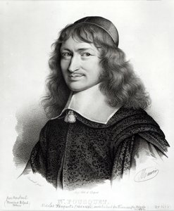 由Maurin雕刻的Nicolas Fouquet（1615-80）的肖像 作者 罗伯特·南特伊